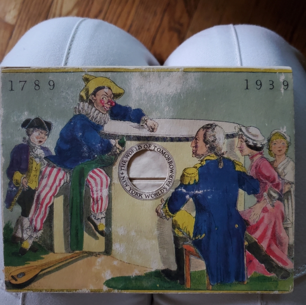 The World of Tomorrow 1789-1939 New York World's Fair 1939 Diorama Ephemera A101